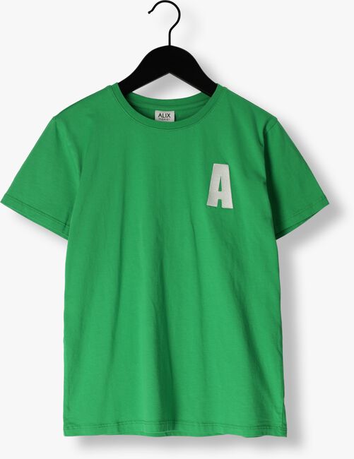 ALIX MINI T-shirt KIDS KNITTED A EMBROIDERY T-SHIRT en vert - large
