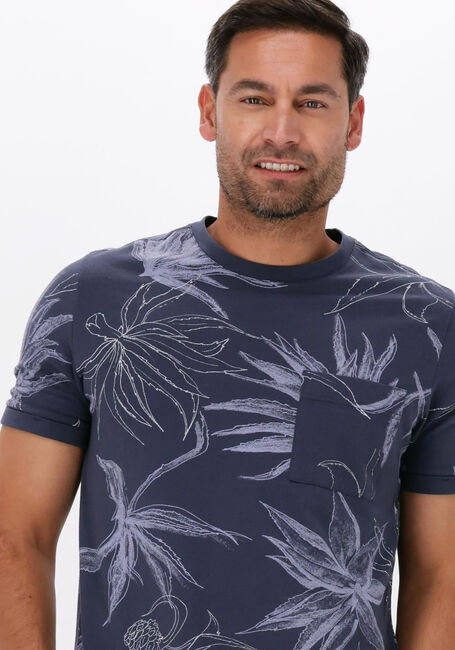 CAST IRON T-shirt SHORT SLEEVE R-NECK REGULAR FIT TWILL JERSEY Gris foncé - large