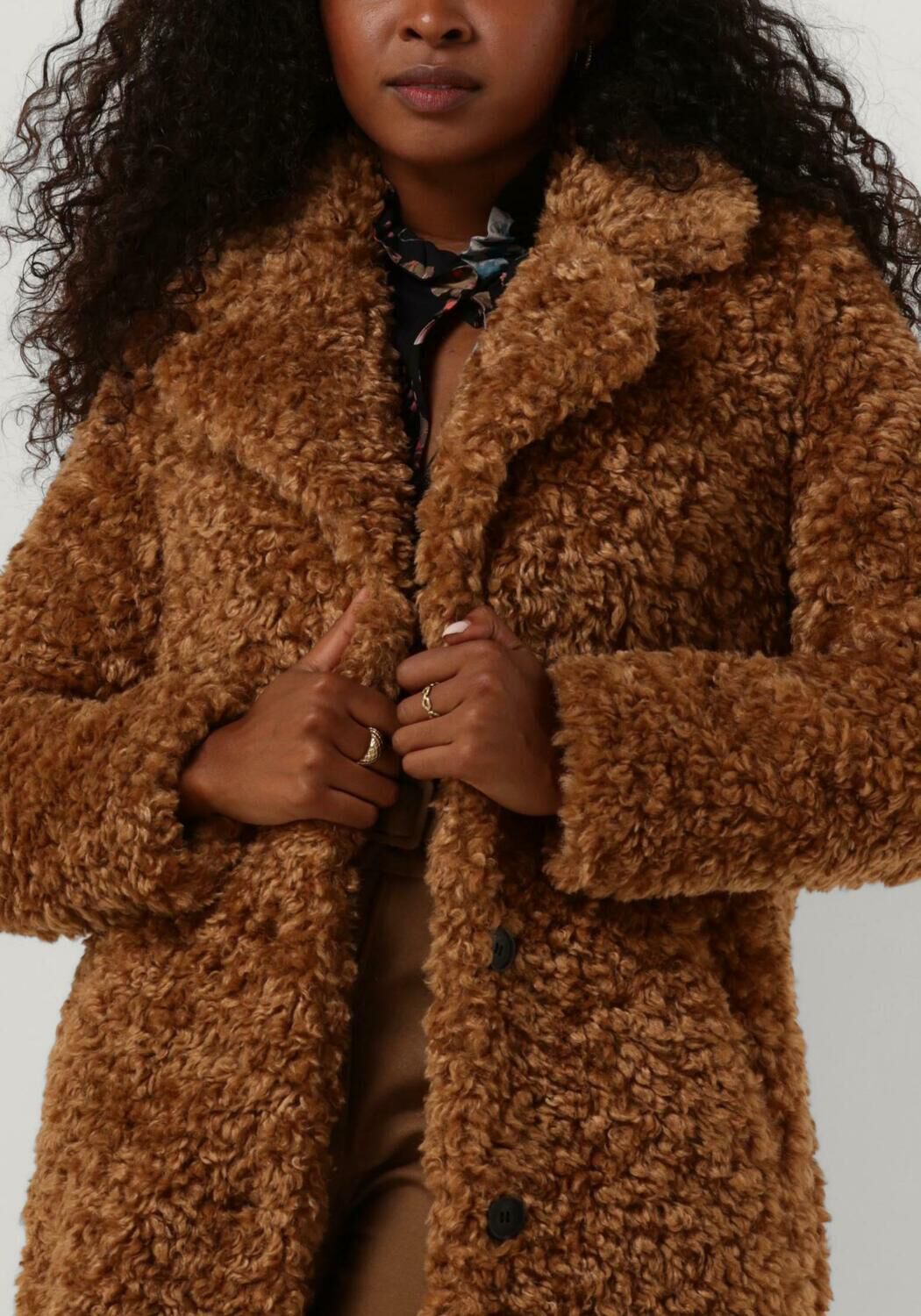 Manteau fausse fourrure on sale camel