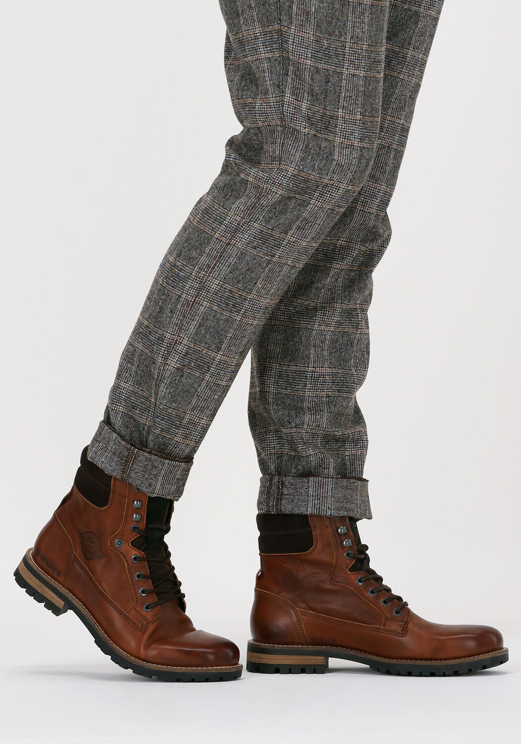 PME LEGEND Bottines &agrave; lacets CARGOTANKER en cognac - large