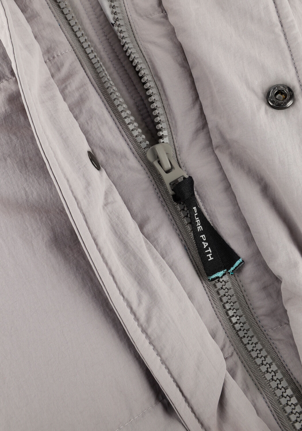 Grijze PURE PATH Gewatteerde jas REGULAR FIT JACKETS PADDED405 - large