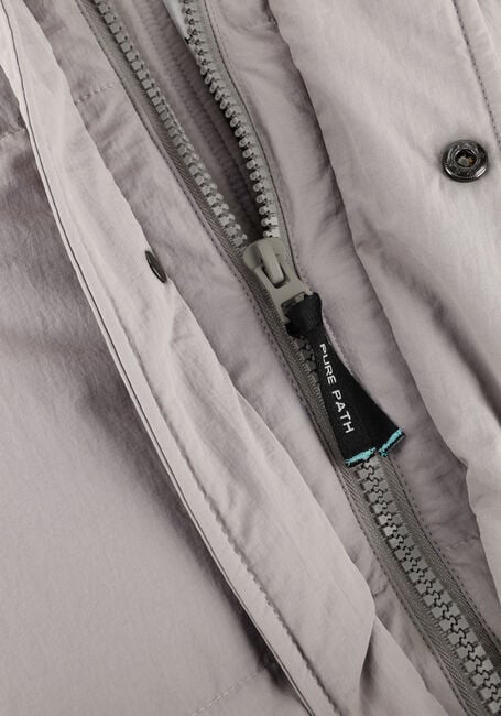 Grijze PURE PATH Gewatteerde jas REGULAR FIT JACKETS PADDED405 Grijze PURE PATH Gewatteerde jas REGULAR FIT JACKETS PADDED405 - large