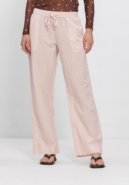 Roze NEO NOIR Wijde broek SONAR LINEN PANT - large