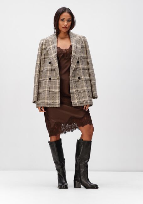 HAUTE L'AMITI&Eacute; NAOMI LINGERIE PENCILL SKIRT Jupes en marron - large