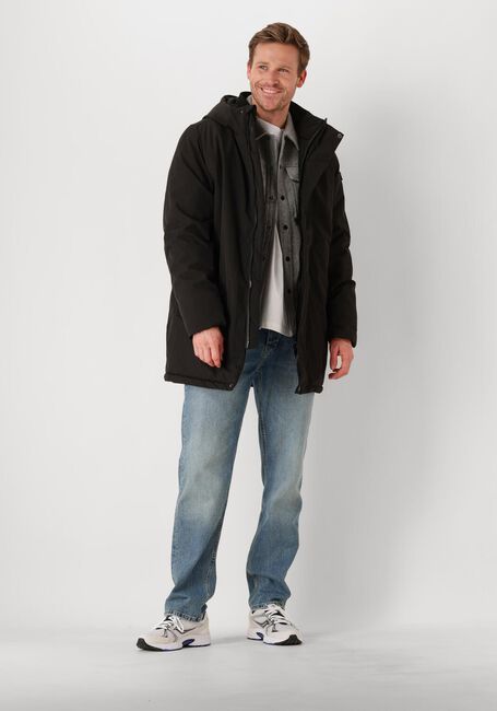 Zwarte PURE PATH Jassen REGULAR FIT JACKETS PARKA - large