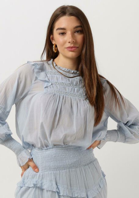 NOTRE-V VOILE BLOUSE Blouses Bleu clair - large