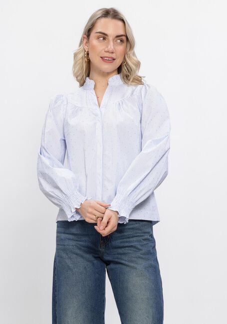 NEO NOIR ASTRIDA STRIPE STONE BLOUSE Blouses Bleu clair - large