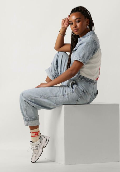 TOMMY JEANS Combinaison BOILER SUIT FLAG en bleu - large