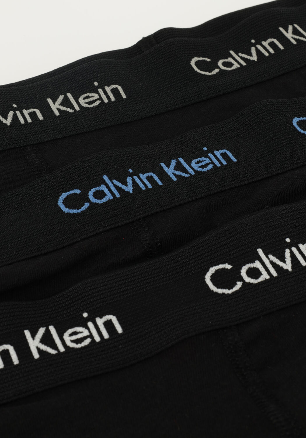 CALVIN KLEIN UNDERWEAR 3-PACK LOW RISE TRUNKS Boxer en noir - large