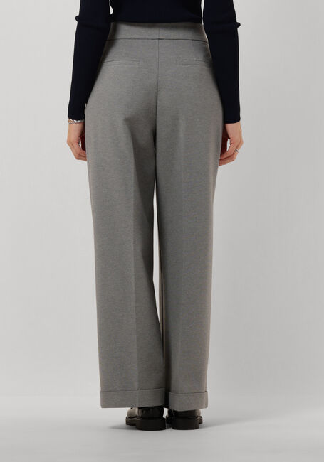 Grijze VANILIA Wijde broek PUNTO PLEATED WIDE - large