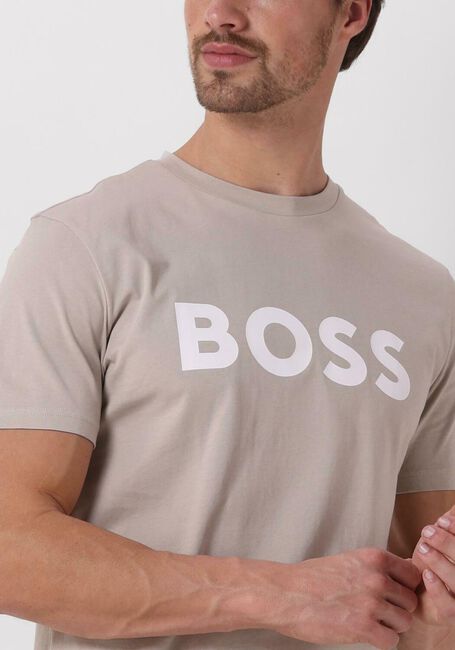 BOSS ORANGE T-shirt THINKING 1 en beige - large