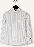 Lichtblauwe TOMMY HILFIGER Klassieke hemden LINEN BLEND STRIPED SHIRT LS Lichtblauwe TOMMY HILFIGER Klassieke hemden LINEN BLEND STRIPED SHIRT LS - medium