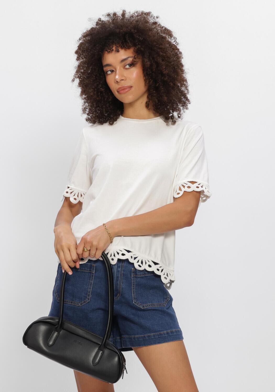 Y.A.S. YASMELLA SS T SHIRT Hauts & T-shirts en blanc - large