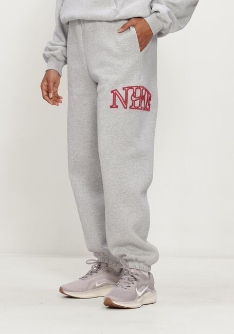 NIKE Pantalon de jogging NIKE STUDIO FLEECE MIDDELZWAAR 'GRAPHIC PACK' Gris clair - large