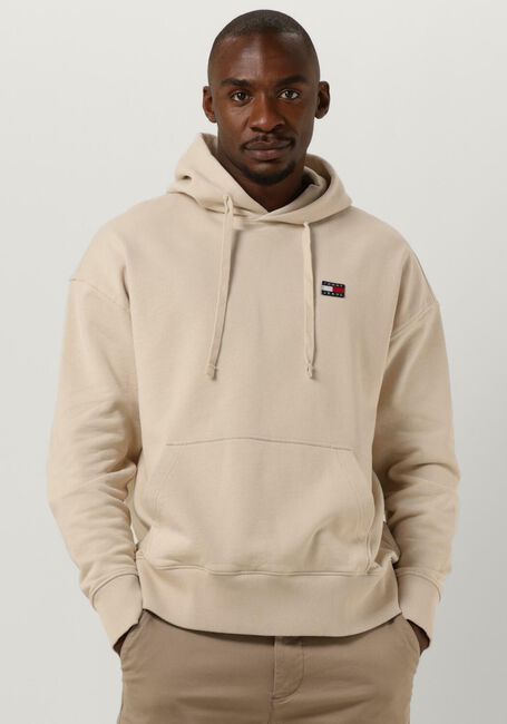 TOMMY JEANS Chandail TJM RLX XS BADGE HOODIE en beige - large