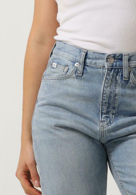 CALVIN KLEIN Straight leg jeans HIGH RISE STRAIGHT en bleu - large