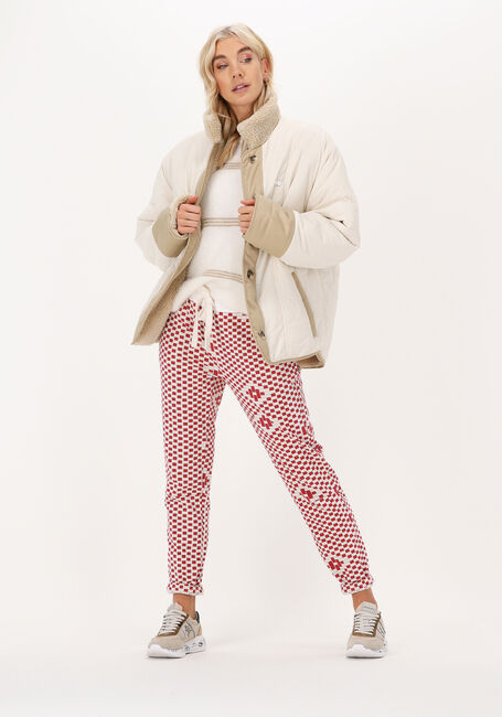 10DAYS Manteau Teddy REVERSIBLE PADDED JACKET Écru - large