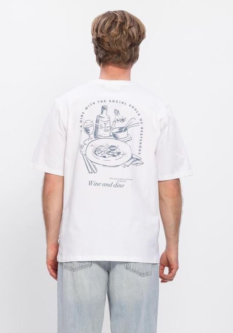 RESTER&Ouml;DS T-shirt TAS PRINT en blanc - large