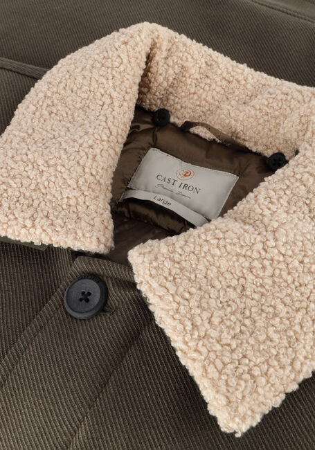 Groene CAST IRON Jack SHORT JACKET HEAVY TWILL STUDMAN Groene CAST IRON Jack SHORT JACKET HEAVY TWILL STUDMAN - large