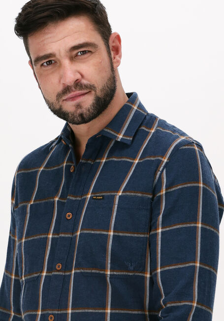 PME LEGEND Chemise décontracté LONG SLEEVE SHIRT TWILL Bleu foncé - large