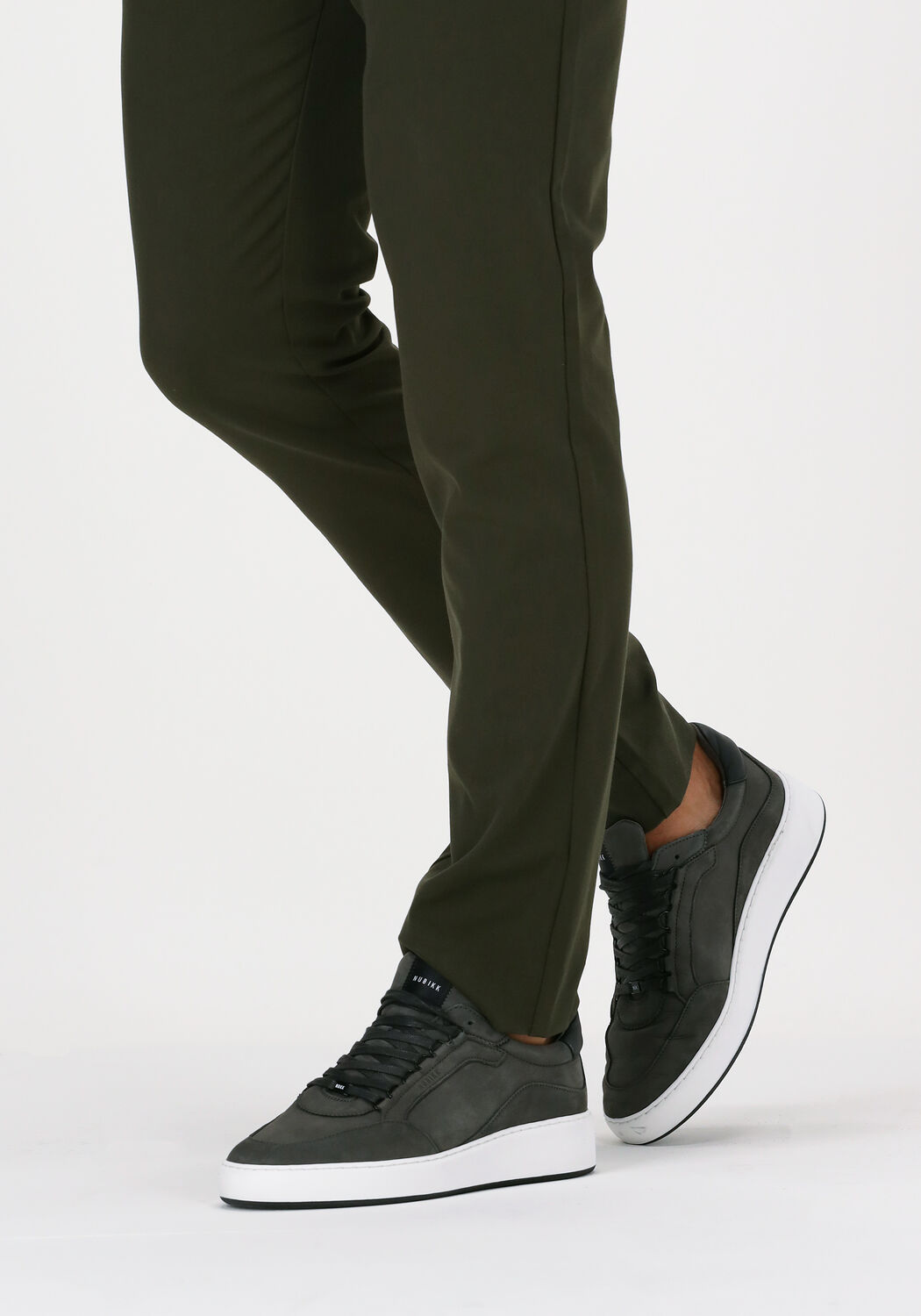 NUBIKK Baskets basses JIRO JADE MEN en gris - large