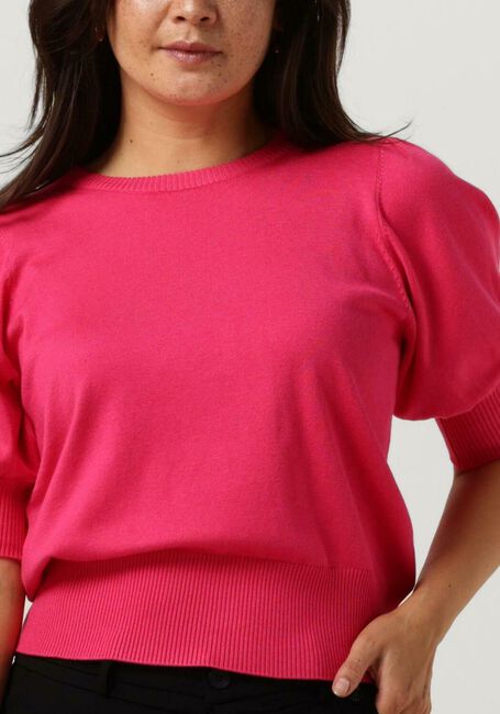MINUS T-shirt LIVA KNIT TEE Fuchsia - large