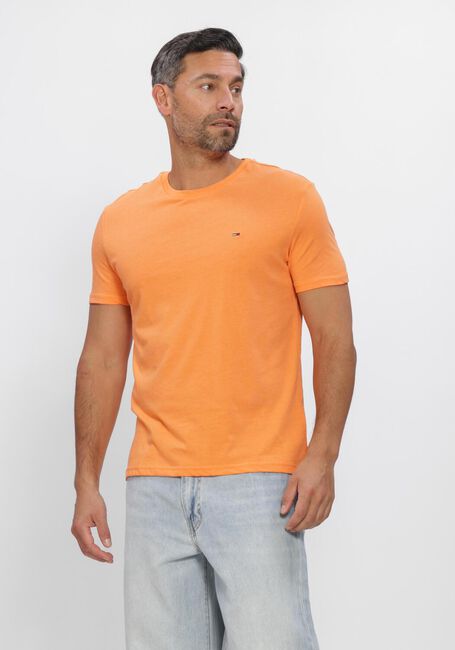 Oranje TOMMY JEANS T-shirt TJM XSLIM JASPE HTR TEE EXT - large