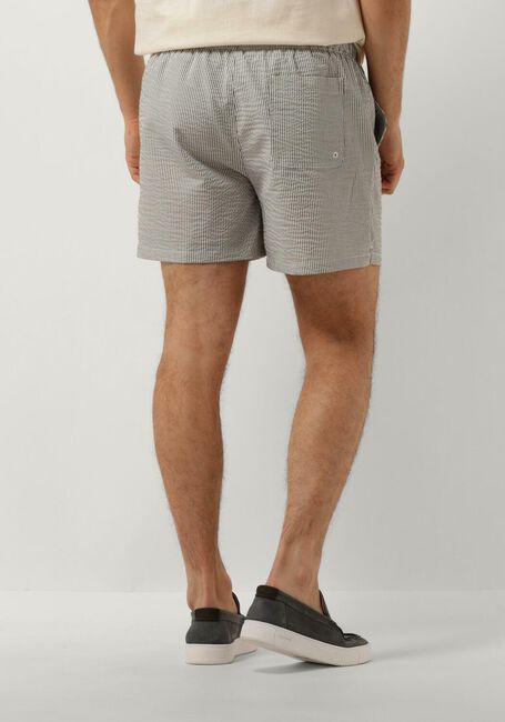 Blauwe SELECTED HOMME Zwembroeken SLHCOOPER SEERSUCKER SWIMSHORTS - large
