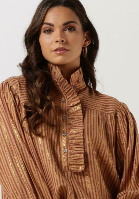 ANTIK BATIK EDDY BLOUSE Blouses en camel - large