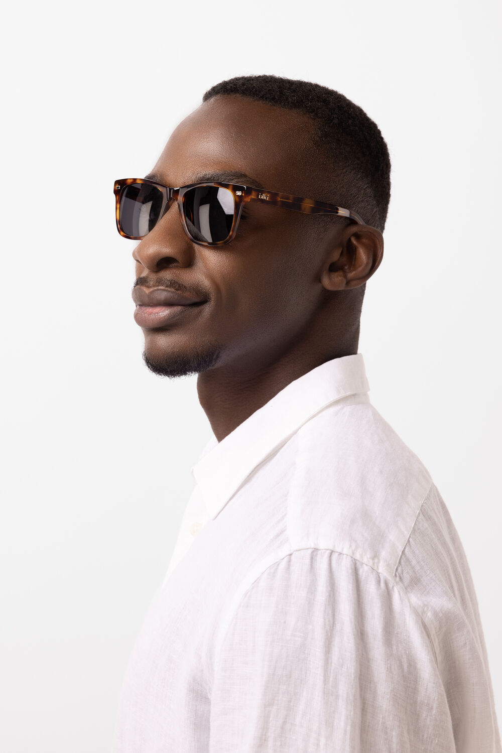 IKKI M2 Lunettes de soleil en marron - large