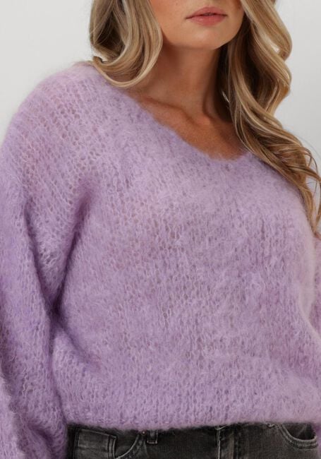 AMERICAN DREAMS Pull MILANA LS MOHAIR KNIT Lilas - large