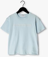 CALVIN KLEIN T-shirt RAISED EMBRO LOGO T-SHIRT en bleu - medium