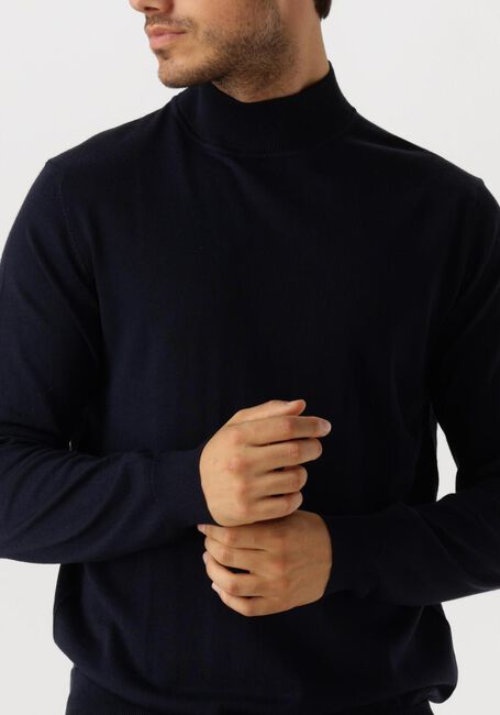 PROFUOMO Pull PULLOVER MOCK Bleu foncé - large