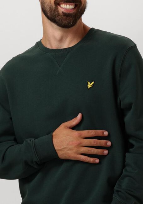 LYLE & SCOTT Pull CREW NECK en vert - large