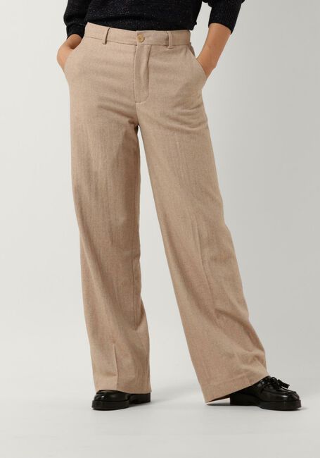 Beige SCOTCH & SODA Pantalon EDIE - HIGH RISE WIDE-LEG TROUSERS IN STRUCTURED QUALITY - large
