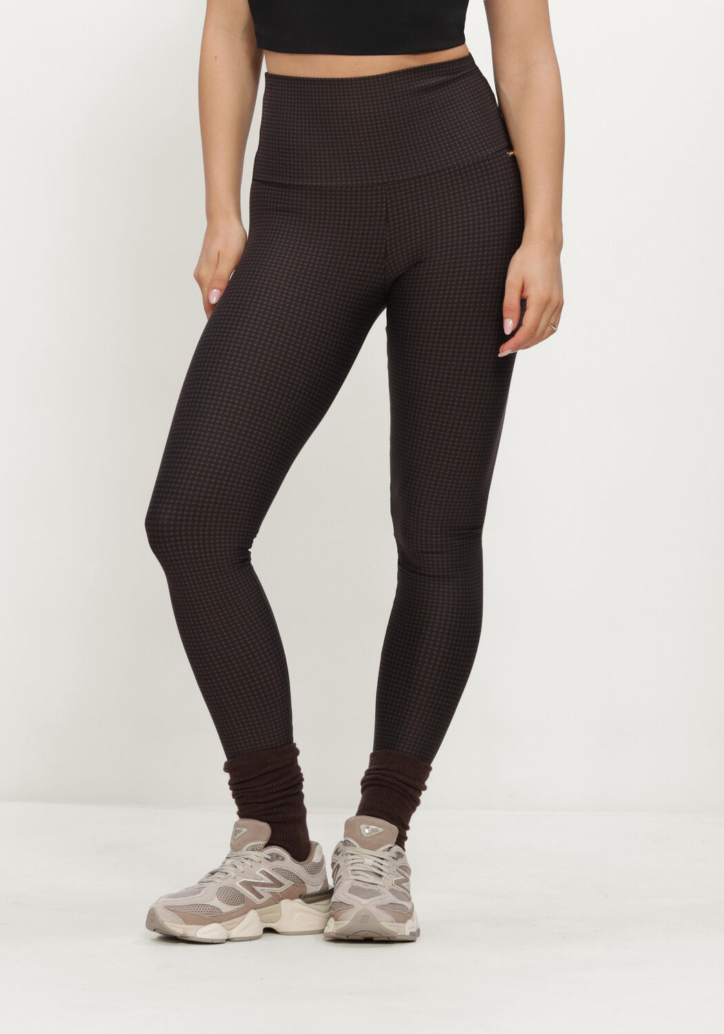 DEBLON SPORTS CLASSIC LEGGINGS HIGH WAISTBAND Pantalons en marron - large