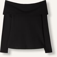 SELECTED WOMEN SLFEFFIE LS OFF-SHOULDER TOP Hauts & T-shirts en noir SELECTED WOMEN SLFEFFIE LS OFF-SHOULDER TOP Hauts & T-shirts en noir - medium