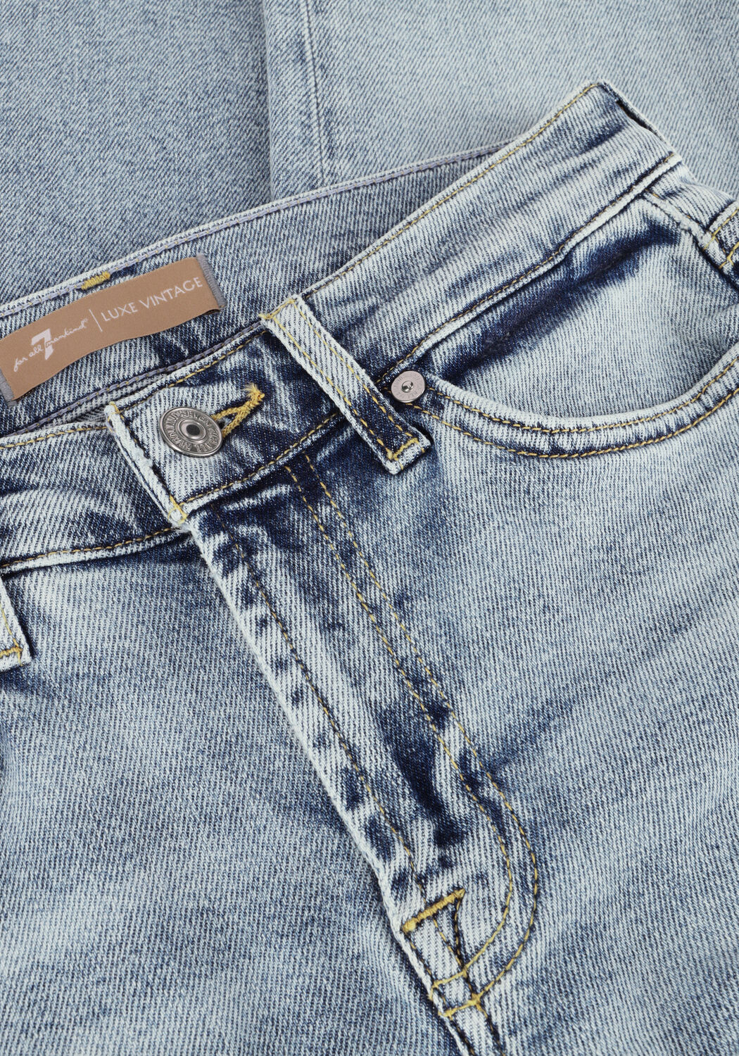 Blauwe 7 FOR ALL MANKIND Slim fit jeans ROXANNE AMUSE ME - large