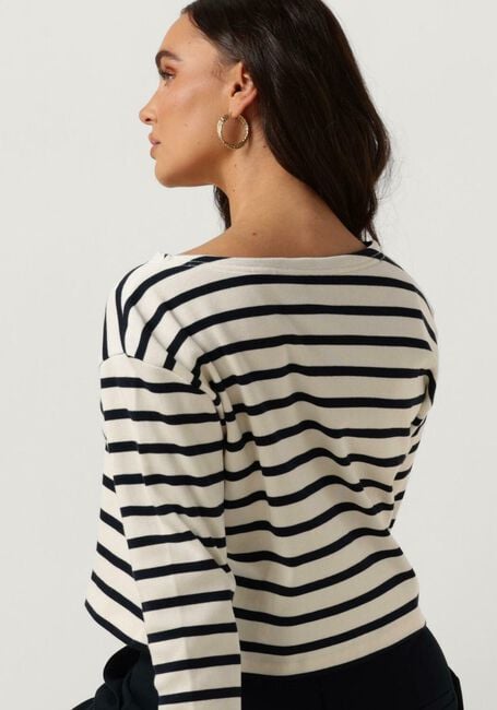 Blauwe CO'COUTURE Tops & T-shirts CLASSIC STRIPE CROPPED SWEAT - large