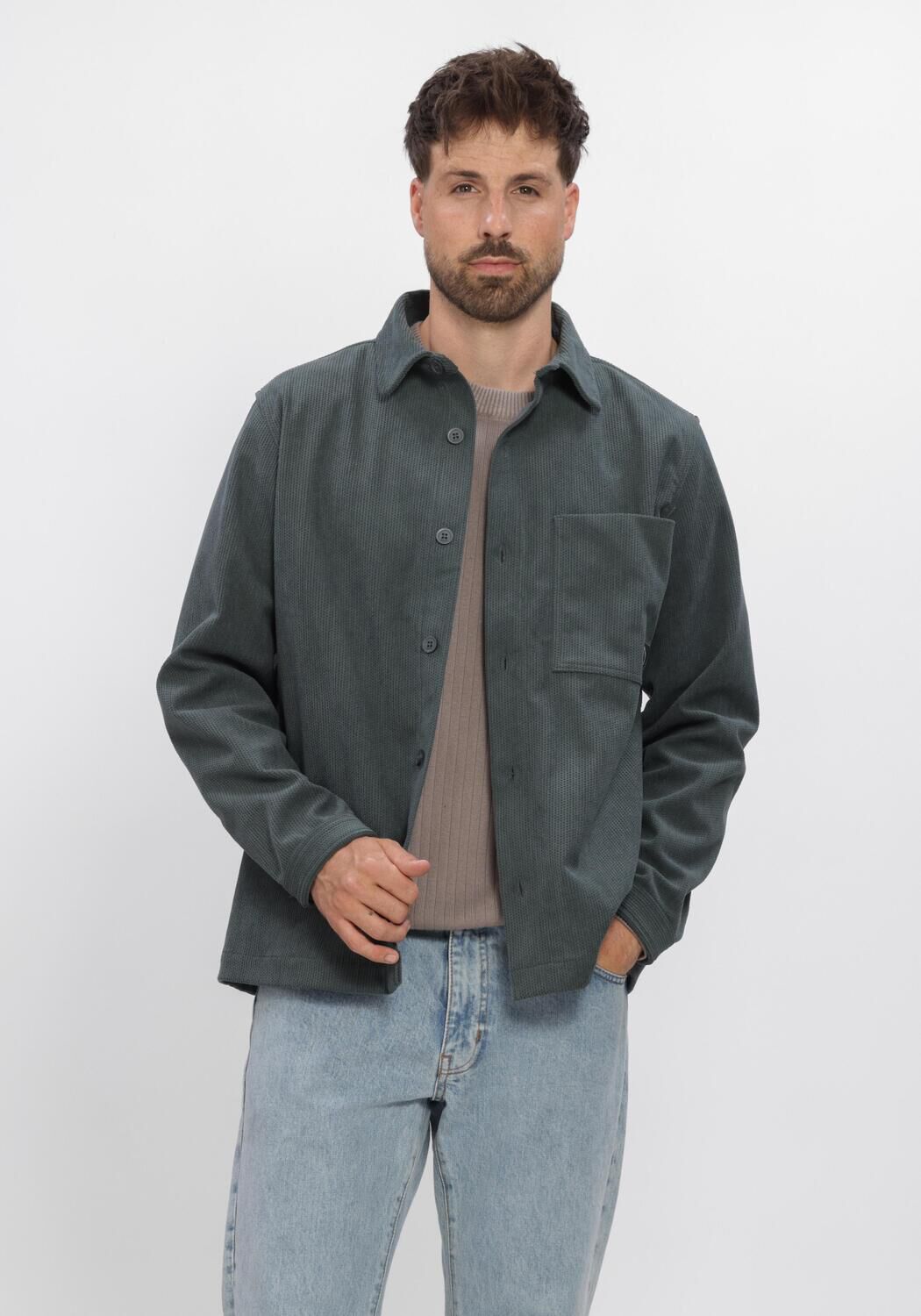 CHASIN Surchemise JAXON FRAME Vert fonc&eacute; - large