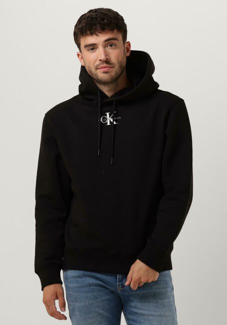CALVIN KLEIN Chandail MONOLOGO HOODIE en noir - large