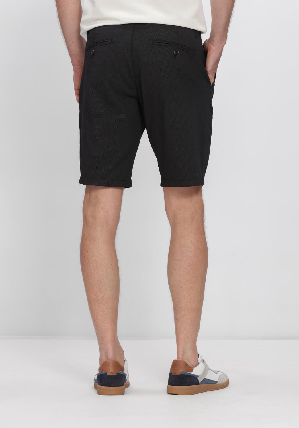 Zwarte MATINIQUE Casual overhemd MATHOMAS SHORT - large