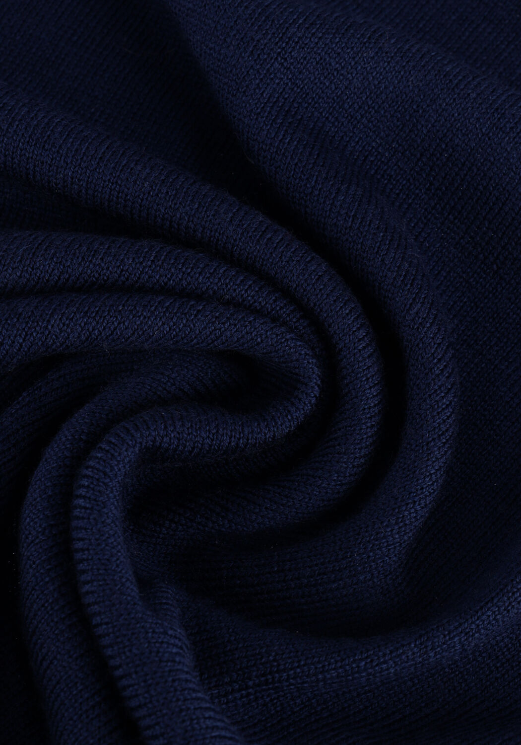 Donkerblauwe CALVIN KLEIN Trui MERINO QUARTER ZIP - large