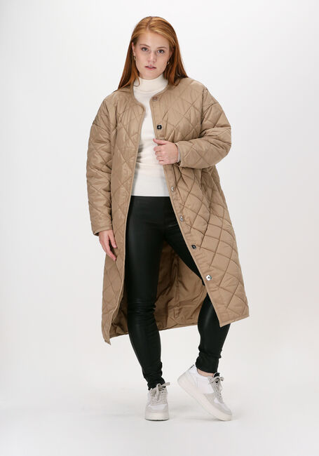 CO'COUTURE Veste matelassé MANDALINA QUILT COAT Sable - large