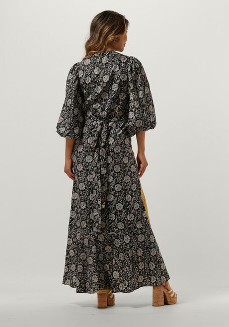 SISSEL EDELBO Robe maxi ZELDA WRAP DRESS en noir - large