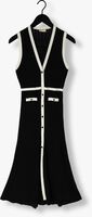 Zwarte LIU JO Midi jurk CREPE FANCY LADY DRESS