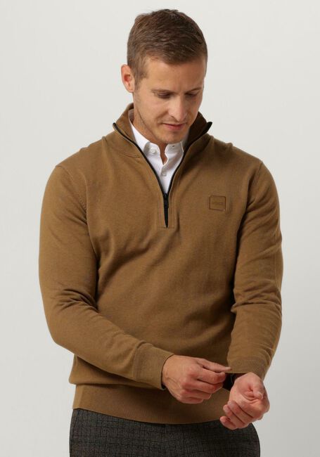 BOSS ORANGE Pull KANOBIX en marron - large