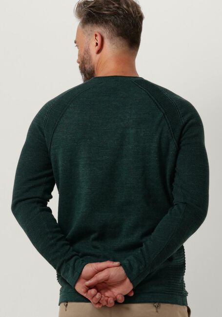 CAST IRON Pull CREWNECK COTTON HEATHER PLATED CREWNECK en vert - large