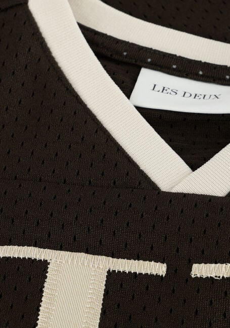 Bruine LES DEUX Polo BRONSON ENCORE MESH T-SHIRT - large