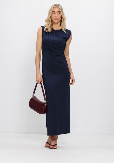 Donkerblauwe ROSEMUNDE Maxi jurk BILLIE SL LONG DRAPE DRESS - large